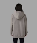 PLAIN OVERSIZED HOODIE - SMOKE GREY - 2