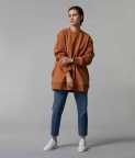 HYPERSIZED SWEATSHIRT - CLAY BROWN - 1