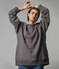 HYPERSIZED SWEATSHIRT - COOL GREY - 2