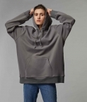 HYPERSIZED HOODIE - COOL GREY - 2