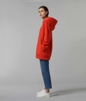 PLAIN OVERSIZED HOODIE - RED - 3