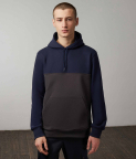 CONTRAST PANEL HOODIE - 1