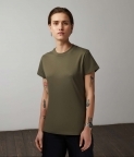 TUBE EVERYDAY T-SHIRT (WOMEN) - KHAKI GREEN - 1