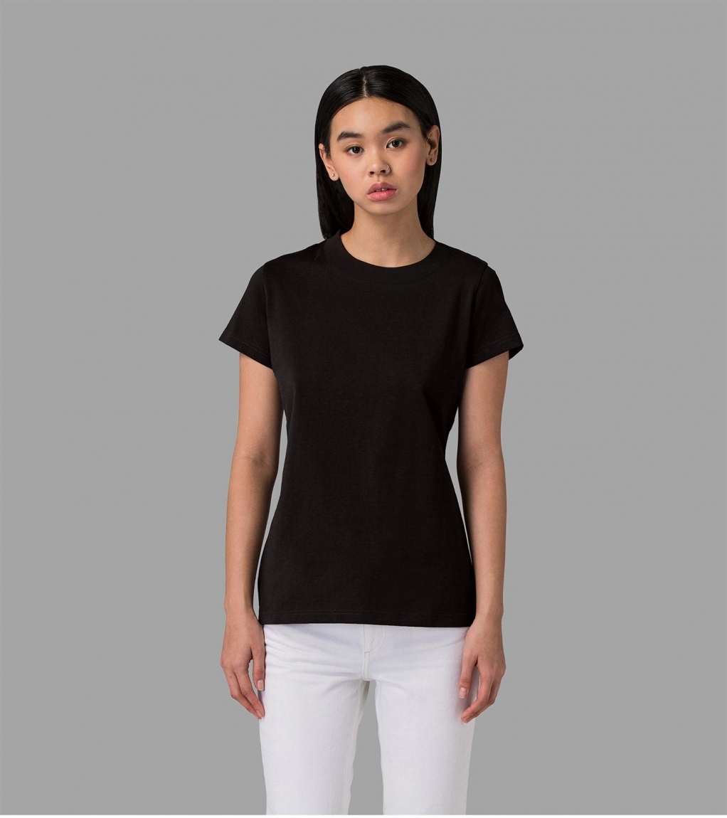 TUBE EVERYDAY T-SHIRT (WOMEN) - BLACK - 1