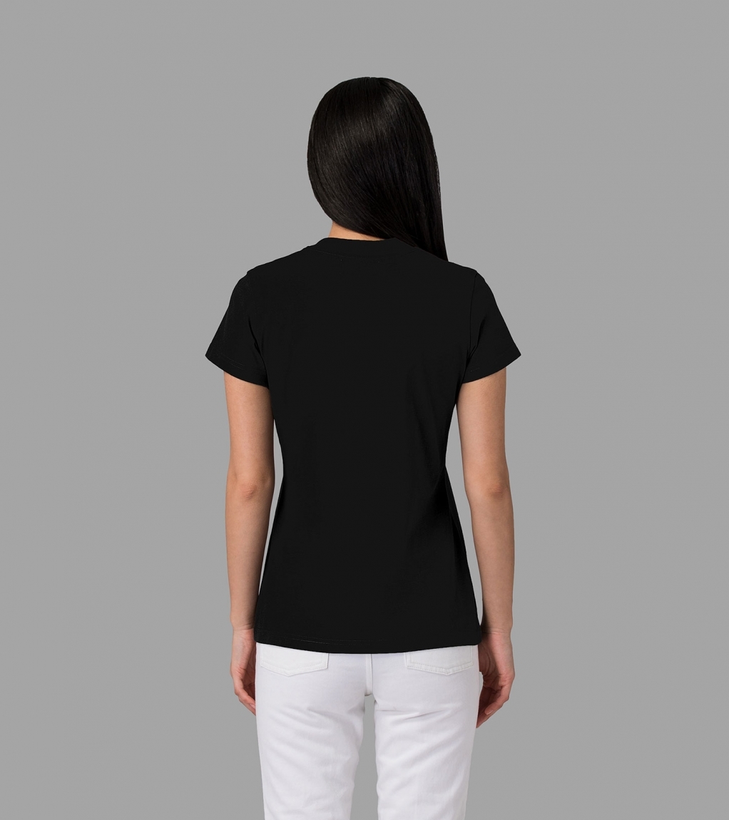 TUBE EVERYDAY T-SHIRT (WOMEN) - BLACK - 2