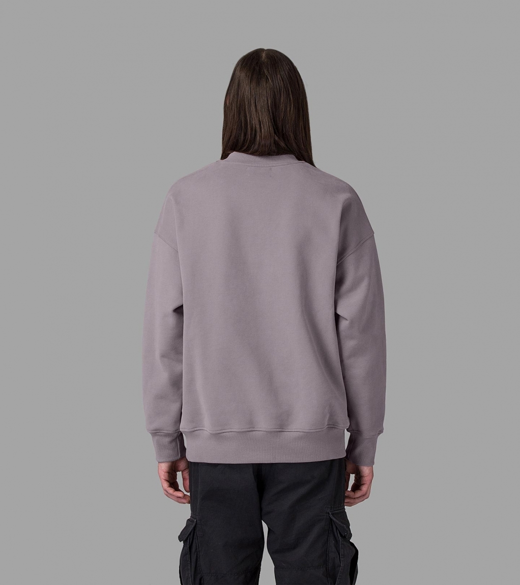 PLAIN SWEATSHIRT - PALE LILAC - 2