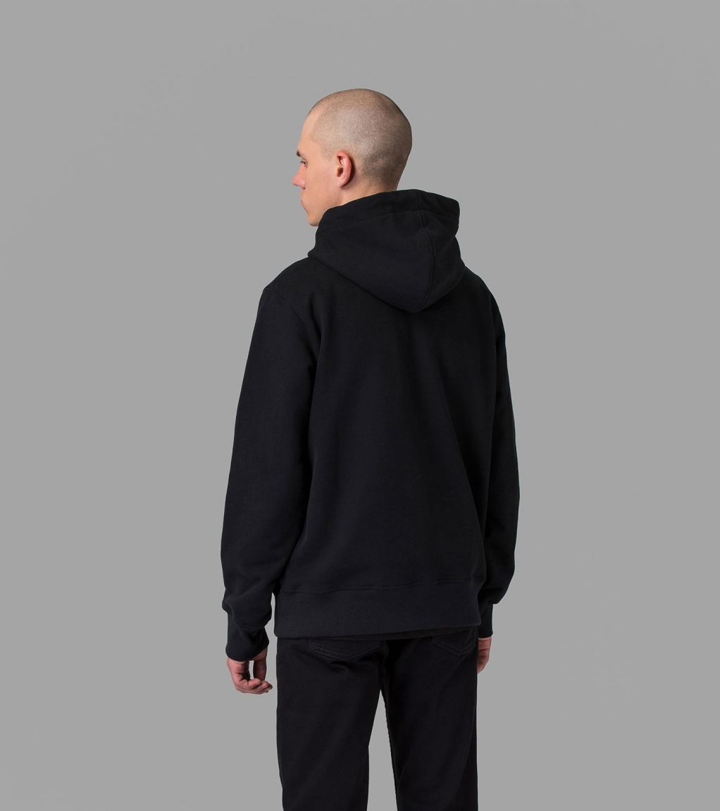 EVERYDAY HOODED SWEATSHIRT (MEN) - BLACK - 2