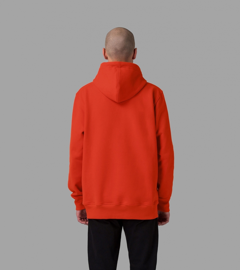 EVERYDAY HOODED SWEATSHIRT (MEN) - RED - 3