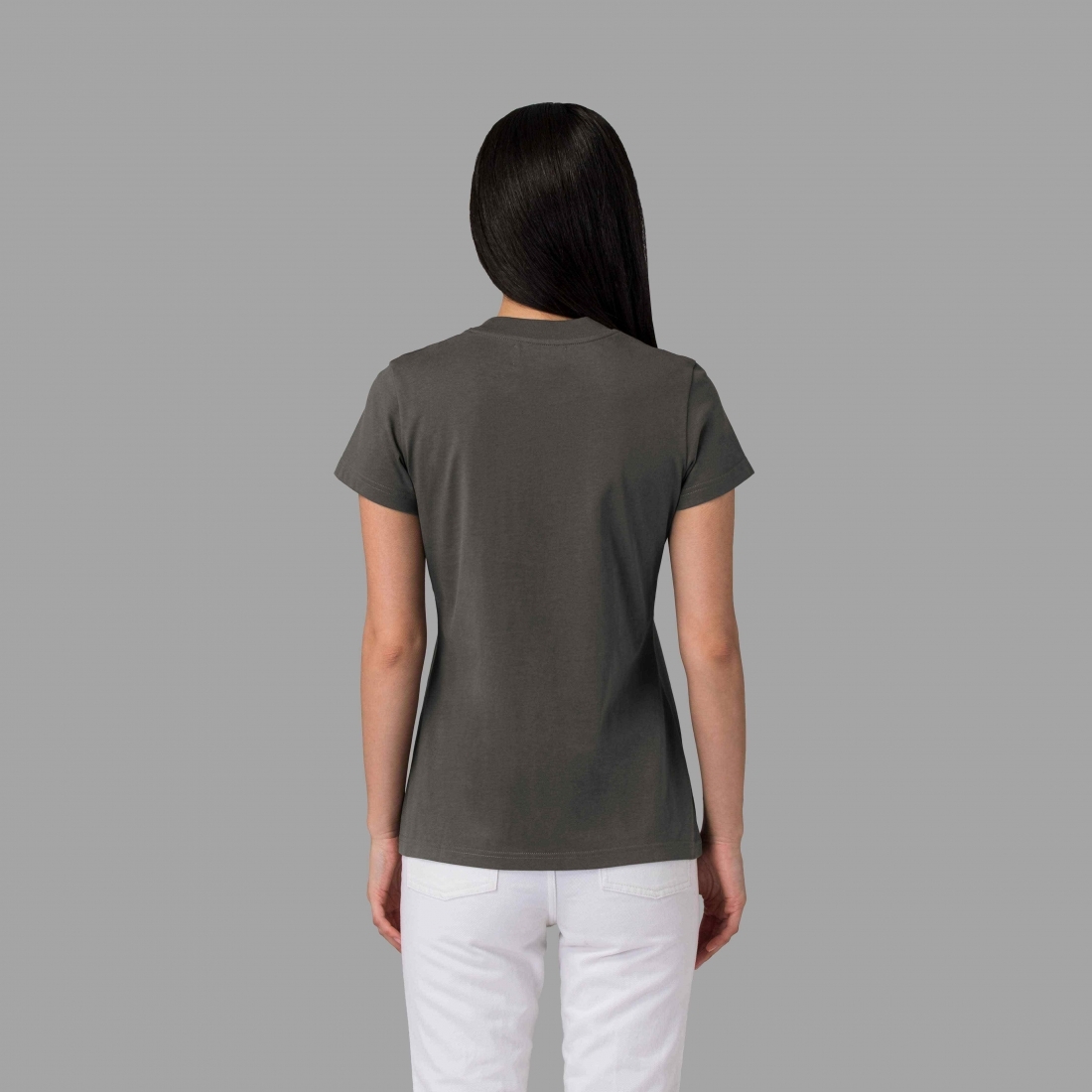 TUBE EVERYDAY T-SHIRT (WOMEN)  - GREY - 2