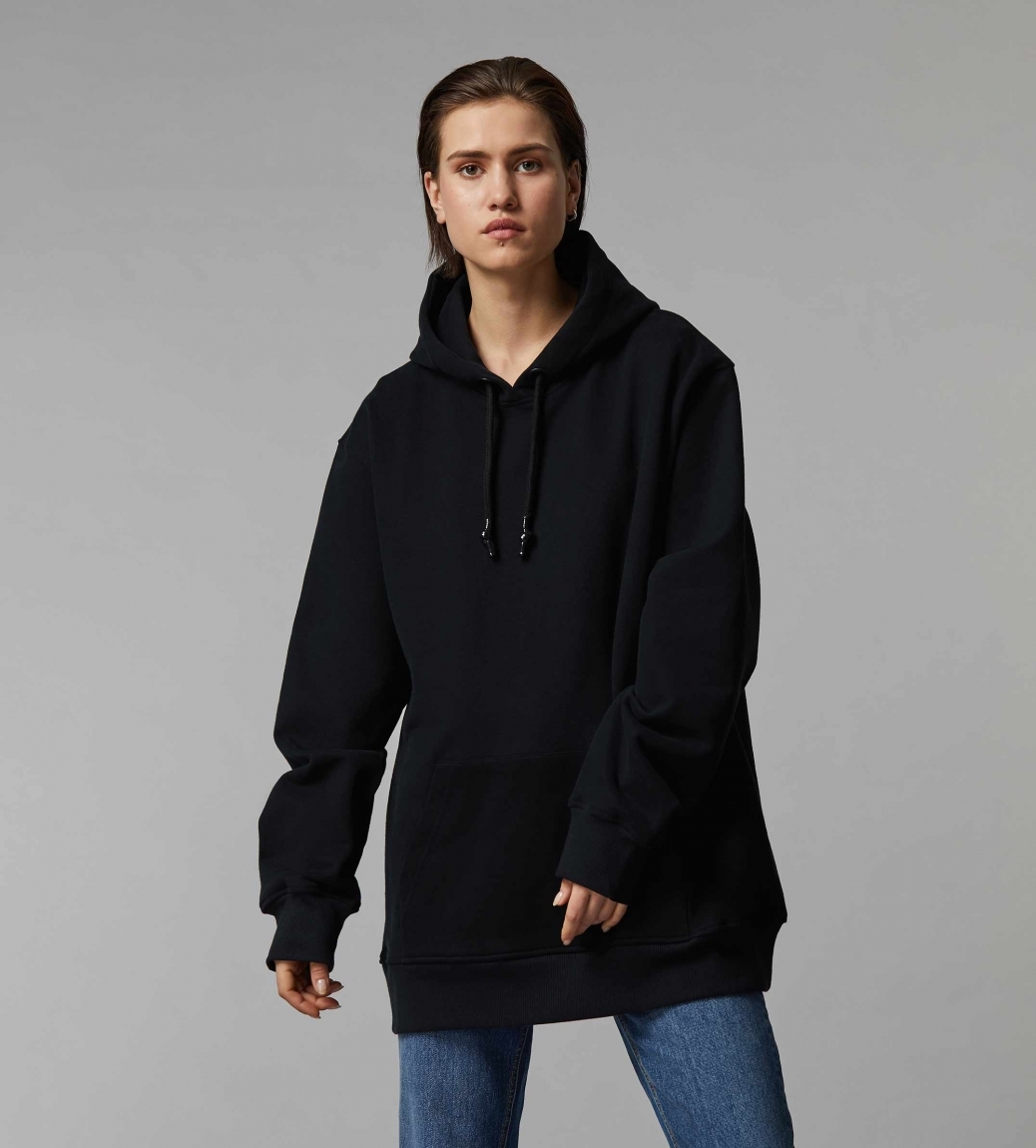  HYPERSIZED HOODIE - BLACK - 2