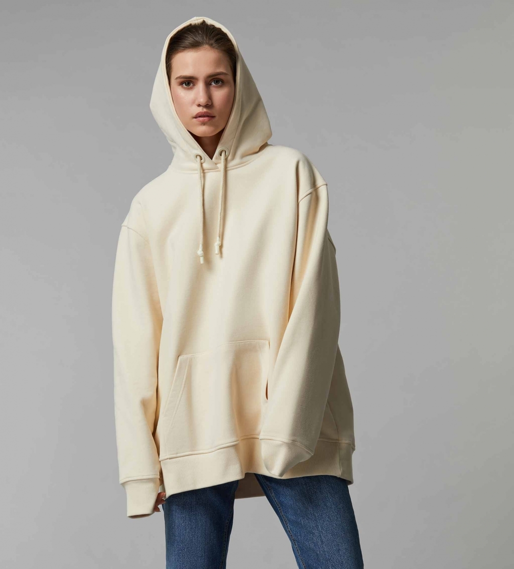 HYPERSIZED HOODIE - BUTTER - MILK - 1