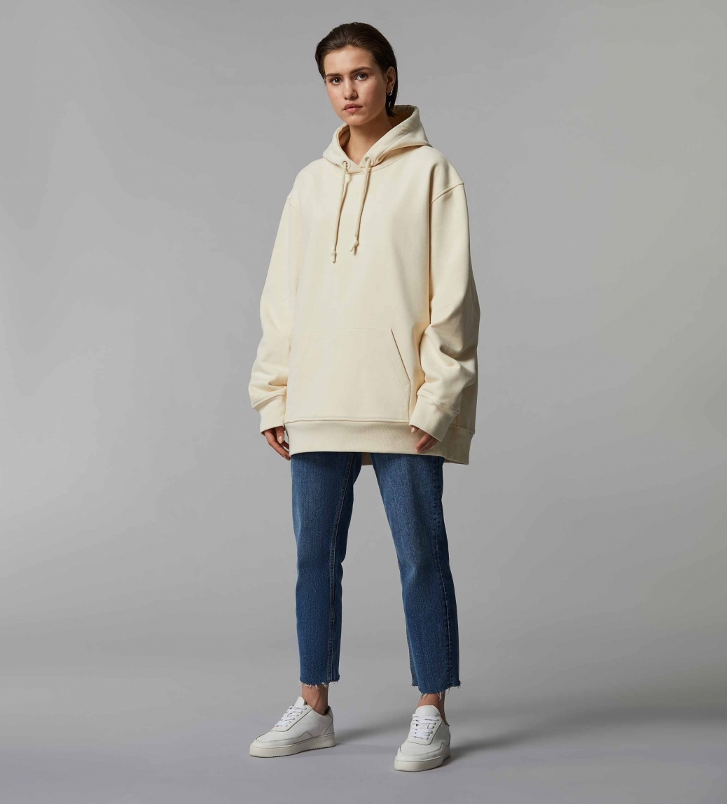 HYPERSIZED HOODIE - BUTTER - MILK - 2