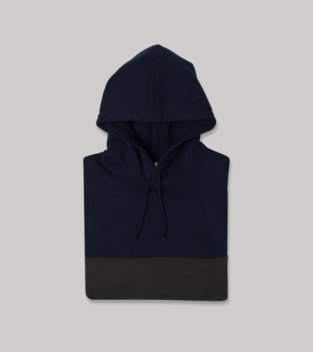 CONTRAST PANEL HOODIE - 4