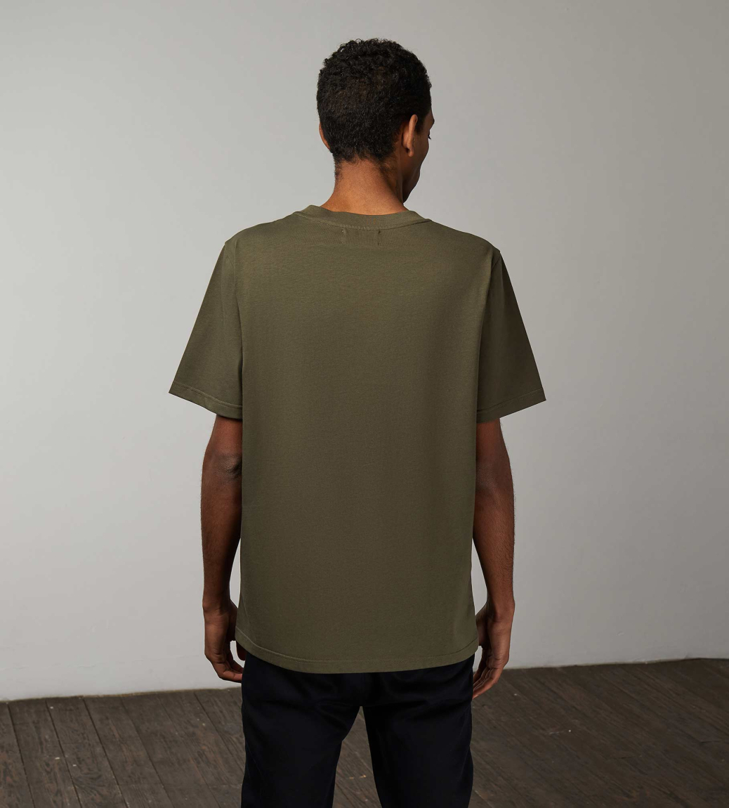 TUBE EVERYDAY T-SHIRT (MEN) - KHAKI GREEN - 2