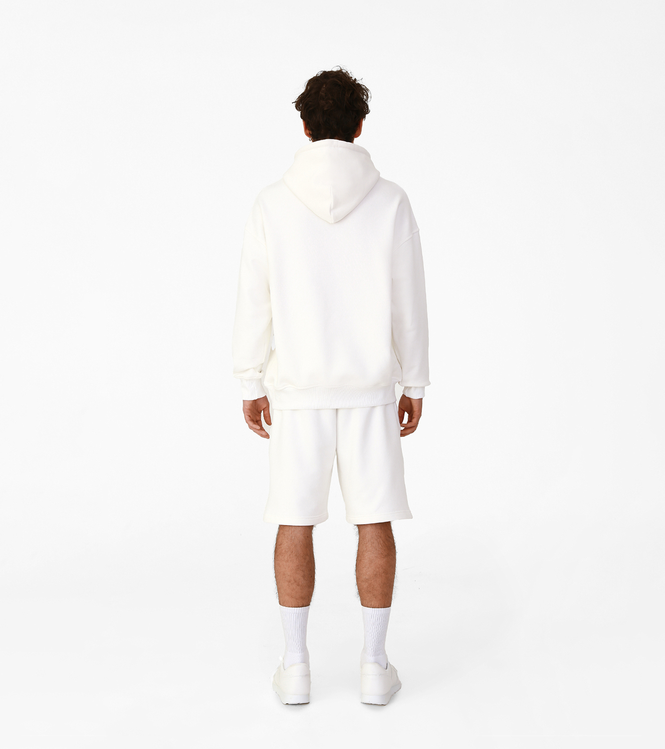 RELAXED HOODIE WHITE (MEN) - 3