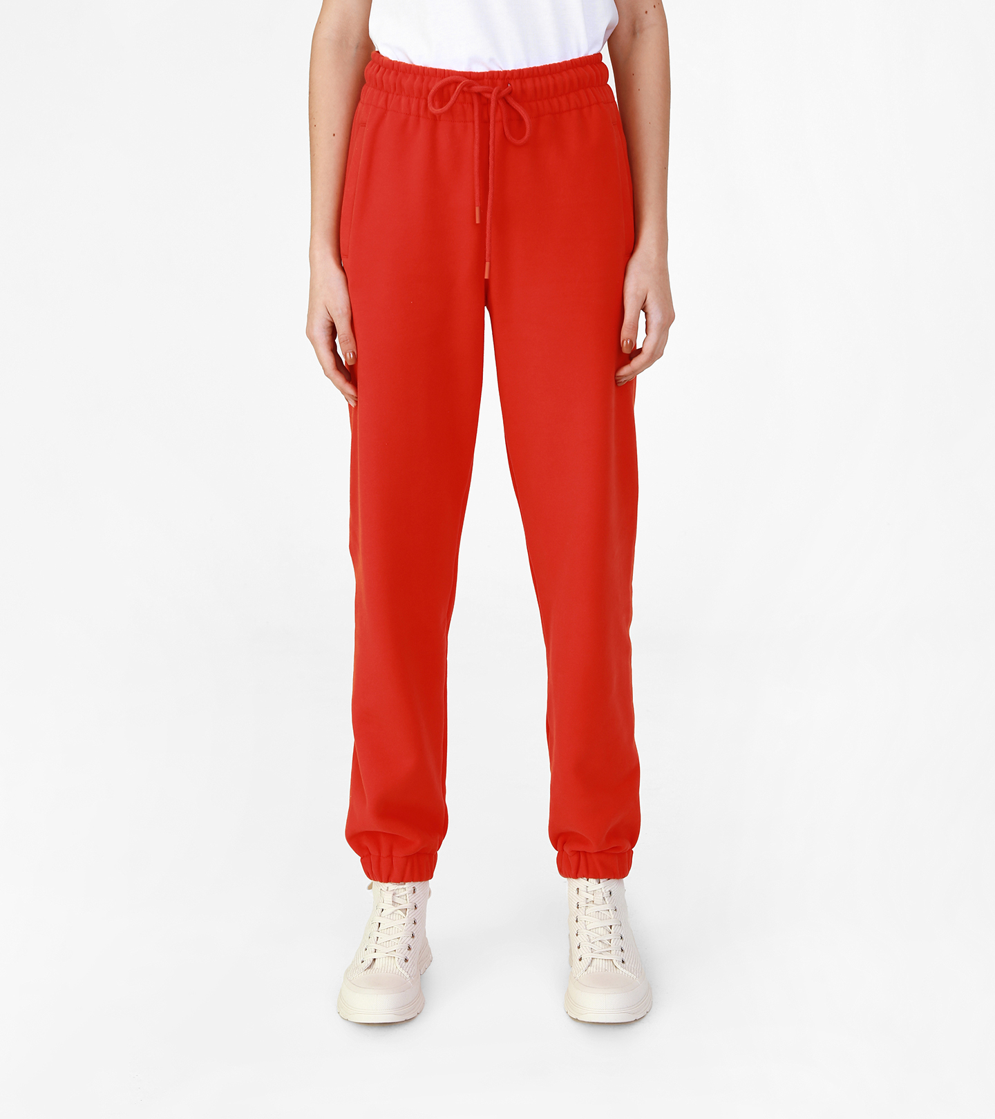 TRACK PANTS RED (WOMEN) - 1