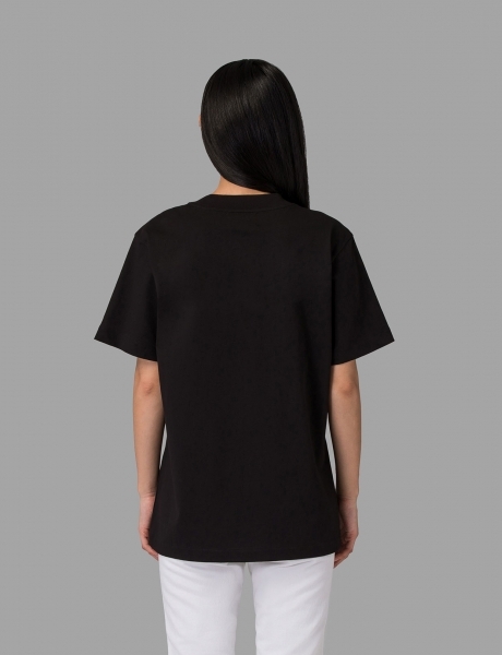 PLAIN OVERSIZED T-SHIRT - BLACK